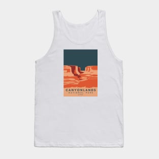 Minimalist Canyonlands National Park Tank Top